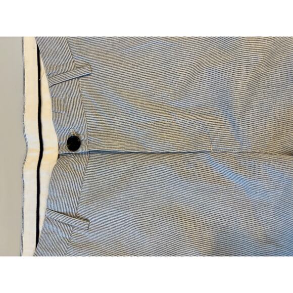 NWT Perry Ellis Pinstripe Slim Fit Shorts Mens 32 9" Inseam Quiet Luxury Preppy - Picture 8 of 14